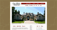 Desktop Screenshot of coyelvisconstruction.com